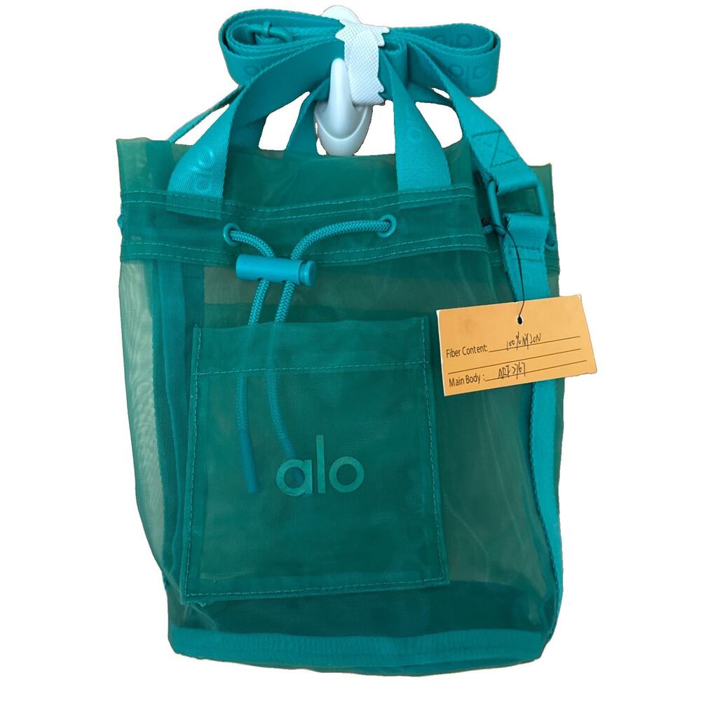 ALO Sheer Cross Body Bucket Bag 9x9x4.5 New W Tags
